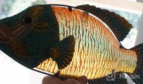 img 6 attached to 2PCS Metal Fish Wall Decor - Perfect For Outdoor Ocean, Beach & Pool Decoration!