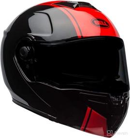 img 2 attached to Modular Helmet Ribbon Gloss Black Motorcycle & Powersports