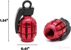 img 2 attached to Accretion Aluminum Grenade Motorbike Bicycle，Red