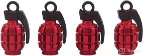img 3 attached to Accretion Aluminum Grenade Motorbike Bicycle，Red