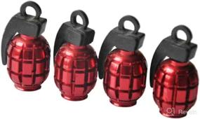 img 1 attached to Accretion Aluminum Grenade Motorbike Bicycle，Red