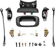 tailgate hardware rebuild kit with handle, bezel, latch, cables, and rods replacement for 1999-2006 chevy silverado gmc sierra - replaces oem# 15997911, 15921948, 88980509 логотип