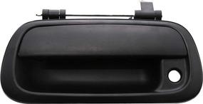 img 1 attached to Textured Black Door Handle for Toyota Tundra 🚪 Truck 00 - 06 - Aftermarket Rear Tailgate (69090-0C010)