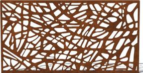 img 4 attached to Decorative Outdoor Divider Panel, Made Of Corten Steel With Web Design By Veradek