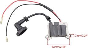 img 3 attached to 🔥 GOOFIT High-Performance Ignition Coil for 2-Stroke 43cc (40-5) & 49cc (44-5) Pocket Bikes