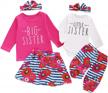 🌸 floral stripe clothes set - big sister little sister matching outfits by aslaylme logo