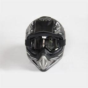 img 3 attached to 🏍️ Dmeixs Motorcycle Goggles: Windproof, Dustproof, and Anti-Fog Helmet Goggles for ATV Off Road Racing with Cool Look Headwear