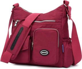 img 4 attached to 👜 Stylish and Durable Crossbody Pocketbooks: Women's Handbags and Wallets with Shoulder Resistance