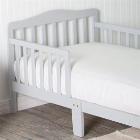 img 1 attached to 🛏️ Orbelle Trading Grey Toddler Bed: Stylish and Safe Sleeping Solution
