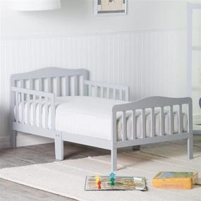 img 4 attached to 🛏️ Orbelle Trading Grey Toddler Bed: Stylish and Safe Sleeping Solution