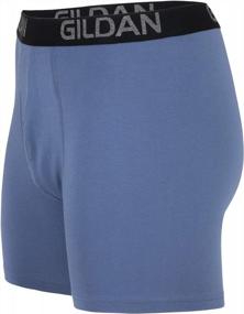 img 1 attached to Gildan Men'S Cotton Stretch Boxer Briefs: Affordable Multipack Comfort