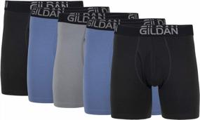 img 4 attached to Gildan Men'S Cotton Stretch Boxer Briefs: Affordable Multipack Comfort