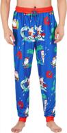 unicomidea men’s christmas pajamas pants graphic lounge pants sleep bottoms drawstring elastic waist for holiday with pockets logo
