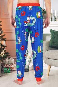 img 1 attached to UNICOMIDEA Men’S Christmas Pajamas Pants Graphic Lounge Pants Sleep Bottoms Drawstring Elastic Waist For Holiday With Pockets