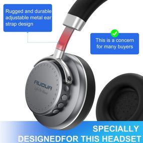 img 1 attached to AUOUA Over Ear Wireless Bluetooth Headphones