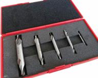 m2hss 5pc 60 degree center drill countersink bit set logo