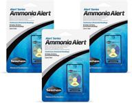 🔍 seachem ammonia alert 1 year monitor (3 pack): reliable water quality monitoring solution logo