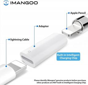 img 3 attached to Charge Your Apple Pencil With Ease: IMangoo Adapters Compatible With IPad Pro Pencil Pen - 2 Pack Female To Female Connect