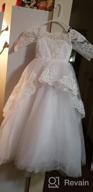 img 1 attached to Carat Elegant Flower Beading Communion Girls' Clothing in Dresses review by James Wickware