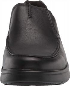 img 3 attached to Men's Clarks Bradley Black Tumbled Leather Shoes