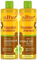 🥥 discover the nourishing power of alba botanica coconut hawaiian conditioner logo