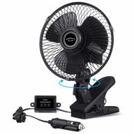 stay cool on the go with eluto 12v car cooling fan: ideal for rvs, trucks, boats, and suvs logo