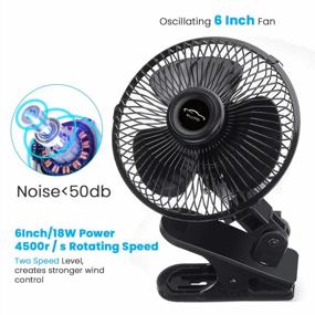 img 3 attached to Stay Cool On The Go With ELUTO 12V Car Cooling Fan: Ideal For RVs, Trucks, Boats, And SUVs