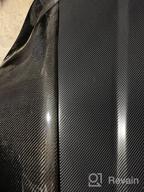 img 1 attached to Transform Your Ride With DIYAH 4D Black Carbon Fiber Vinyl Wrap - Air Release, Anti-Wrinkle, 120" X 60 review by Chad Young