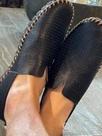 img 1 attached to Men'S Genuine Leather Loafer Slip-On Shoes For Walking And Driving review by Jeremy Monroe