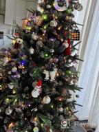 img 1 attached to Deck The Halls With The Shareconn 6Ft Snow Flocked Christmas Tree - Multi-Color Lights, Pine Cones, And Berries For Festive Home Décor review by Brian Shakey