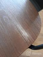картинка 1 прикреплена к отзыву JUMMICO Металлический стул для обеденного стола, стол стапельный индустриальный винтажный кухонный стул для внутренних и наружных помещений, бистро, кафе, сиденья со спинкой из дерева, набор из 4 шт. (золотой черный) от Bryan Cavalcante