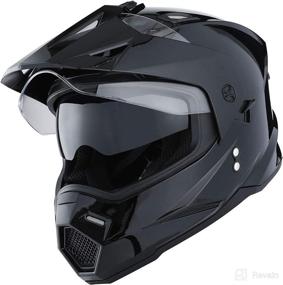 img 4 attached to 1Storm Motorcycle Motocross Helmet Glossy