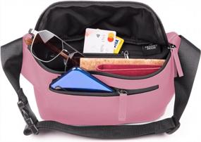img 3 attached to Fashionable And Multifunctional VRETA Fanny Pack By The Friendly Swede - Ideal For Women, Men, And Crossbody Use. Pink Belt Bag Or Waist Bag, Perfect Bum Bag, And Crossbody Bag For Men And Women.