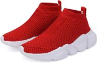 👟 ultimate performance: hetios lightweight breathable boys' running sneakers for outdoor activities логотип