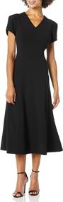 img 3 attached to Calvin Klein Womens Tulip Sleeve Women's Clothing ~ Dresses