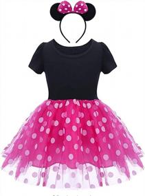 img 4 attached to Платье-костюм принцессы для девочек: идеально подходит для дня рождения, Хэллоуина и косплея — размер 110 от Riekinc