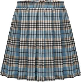 img 4 attached to 👚 Yeahdor Girls' Clothing - Skirts & Skorts: Length Skater Pleated Uniform