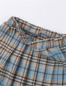 img 1 attached to 👚 Yeahdor Girls' Clothing - Skirts & Skorts: Length Skater Pleated Uniform