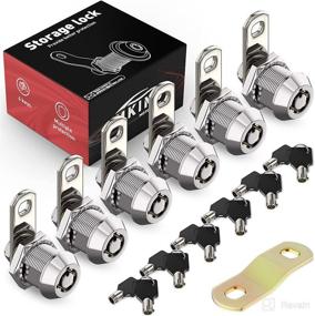 img 4 attached to 🔐 MKING RV Compartment Locks: Tubular Cam Locks for 5/8" Storage Door on Camper or Trailer - Pack of 6