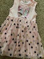 img 1 attached to Stylish DXTON Summer Birthday Dresses for Girls' Clothing and Dresses review by Andrea Beavers