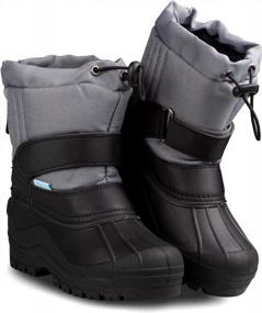 img 4 attached to ZOOgs Snow Boots For Kids: Perfect For Toddlers, Boys, And Girls