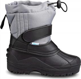 img 3 attached to ZOOgs Snow Boots For Kids: Perfect For Toddlers, Boys, And Girls