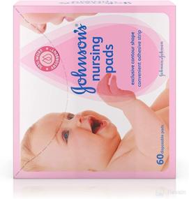 img 3 attached to 🤱 Johnson's Disposable Nursing Pads: Natural Cotton, Contoured Shape - 60 Ct