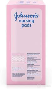 img 1 attached to 🤱 Johnson's Disposable Nursing Pads: Natural Cotton, Contoured Shape - 60 Ct