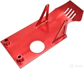 img 4 attached to 🏍️ Enhance Your Dirt Bike's Performance with HIAORS Aluminum Engine Skid Plate for XR50 CRF50 90cc - 140cc Lifan YX SSR Thumpstar Coolster Taotao Apollo Kayo Pit Dirt Bike Parts