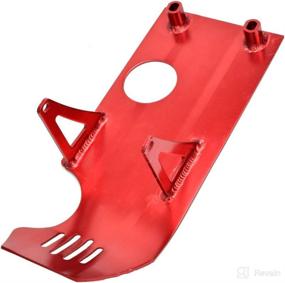 img 2 attached to 🏍️ Enhance Your Dirt Bike's Performance with HIAORS Aluminum Engine Skid Plate for XR50 CRF50 90cc - 140cc Lifan YX SSR Thumpstar Coolster Taotao Apollo Kayo Pit Dirt Bike Parts