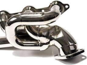 img 1 attached to 🚀 Enhanced Performance Exhaust Headers (Chrome Finish) - BBK 4020 Shorty Tuned Length - Suitable for Camaro SS, LS3, L99