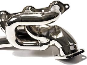 img 3 attached to 🚀 Enhanced Performance Exhaust Headers (Chrome Finish) - BBK 4020 Shorty Tuned Length - Suitable for Camaro SS, LS3, L99