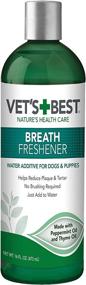 img 4 attached to 🐶 Vet's Best Breath Freshener Water Additive for Dogs & Puppies, 16oz - Veterinarian Formulated