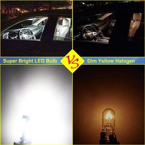 img 2 attached to XINYANG 10Pcs 194 LED Car Bulbs: Canbus No Error T10 168 LED Light Bulbs for Car Interior Dome Map Door Courtesy License Plate - 6000K White